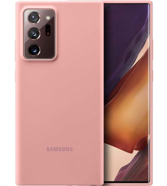 Samsung Galaxy Note20 Ultra Silicone Cover Brons