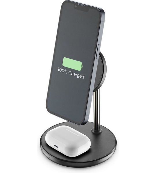 Cellularline Mag Duo 2 In 1 Draadloze Oplader
