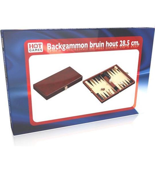 Backgammon kist Bruin