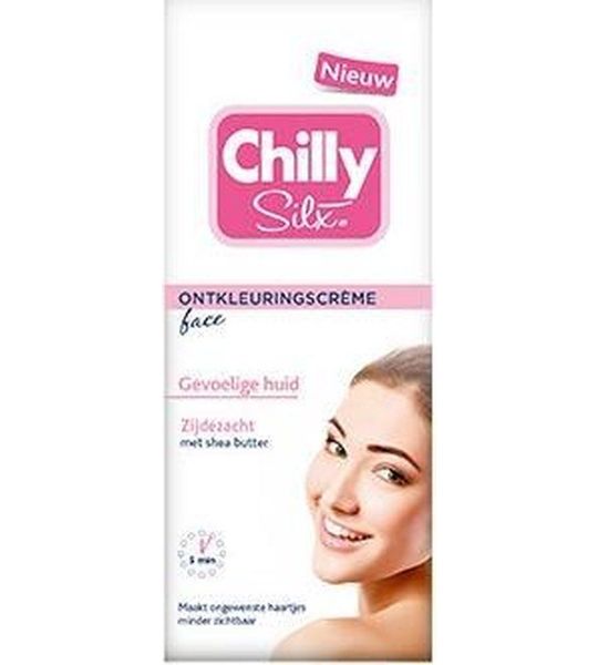75ml Chilly Silx Ontkleuringscreme Face Gevoelige Huid