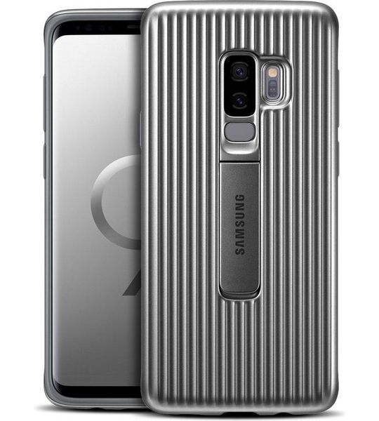 Samsung Galaxy S9+ Protective Standing Cover Zilver