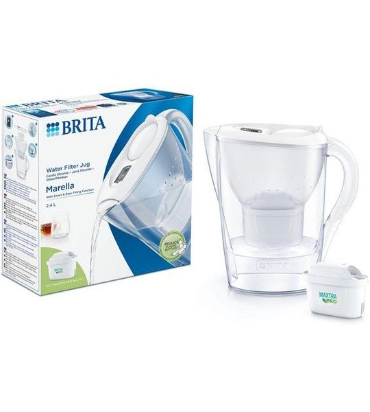 Brita Waterfilterkan Marella Wit + 1 Maxtra Filterpatroon