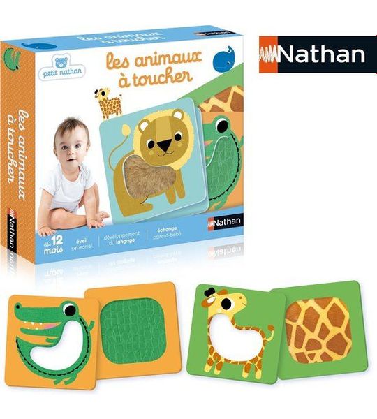 Bordspel Nathan Animals to Touch (FR)