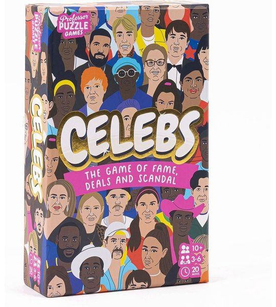 Celebs - Kaartspel - Engelstalig - Professor Puzzle