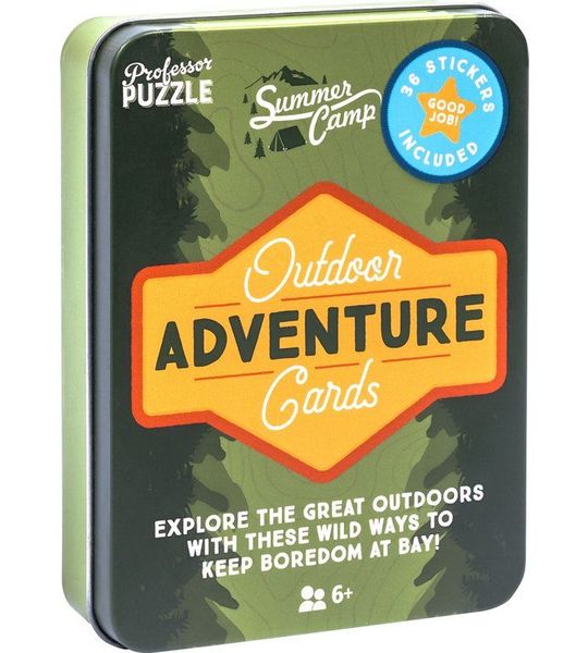 Outdoor Adventure Cards - Kaartspel - Engelstalig - Professor Puzzle
