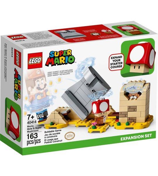 Lego Super mario 40414 Monty Mole & Super mushroom expansion set EXCLUSIVE