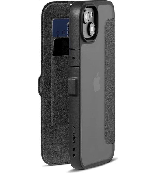 RAPTIC Iphone 14 Plus, Hoesje Urban Folio, Zwart