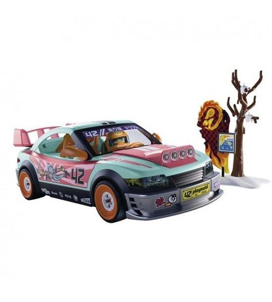 Playmobil – 72062 – raceauto speelset – 68-delig – sportactie