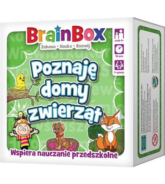 BrainBox Poznaję domy zwierząt
