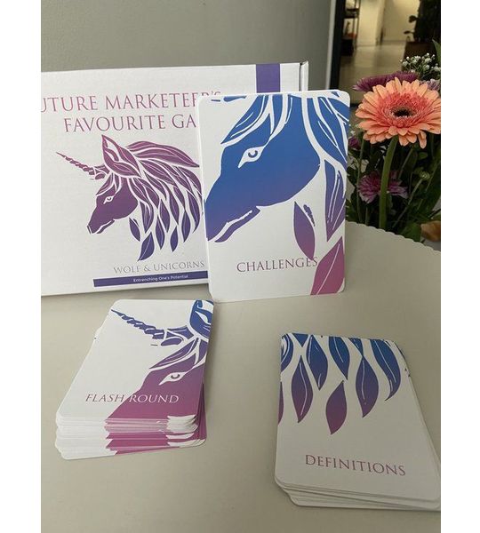 Wolf & Unicorns | Marketing Game | Alumni Edition Cards game Board Game
