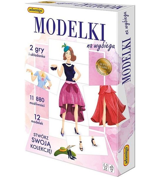 Modelki na wybiegu gra