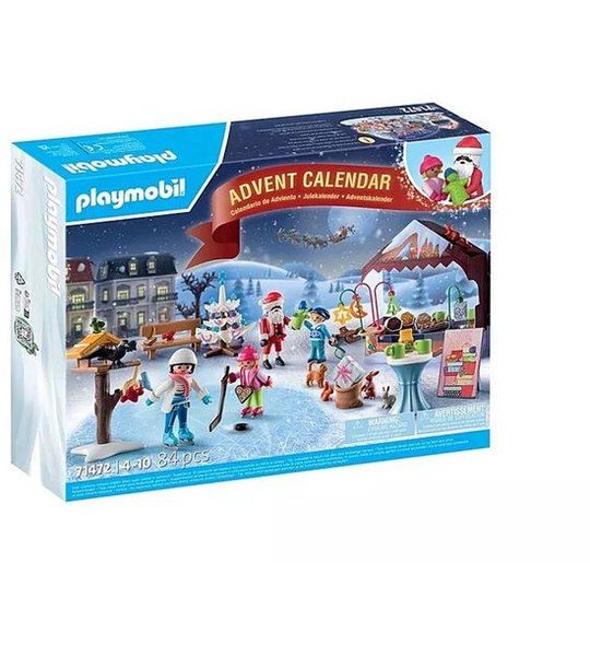 PLAYMOBIL® Adventskalender: Een uitstapje naar de kerstmarkt - P-71472