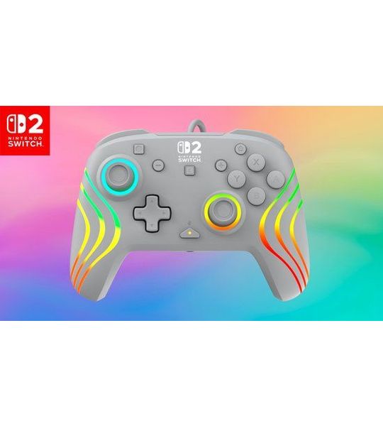 Turtle Beach Afterglow Wave Wired - Grey Controller Nintendo Switch 2 Grijs