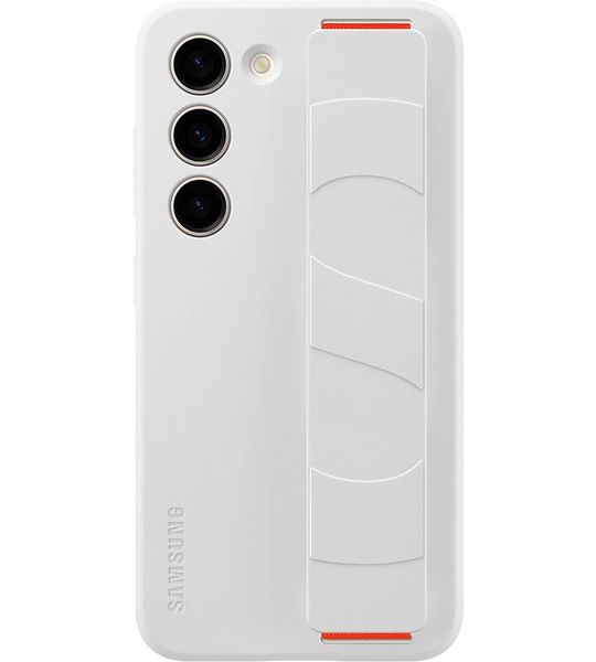 Samsung Galaxy S23 Silicone Grip Case White