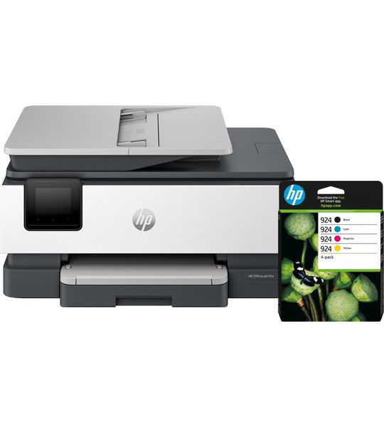 HP OfficeJet Pro 8124e + 1 set extra inkt