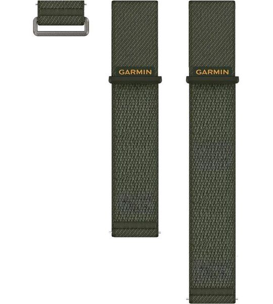 Garmin Groene Nylon Band Venu X1 24 Mm Horlogebandje Groen