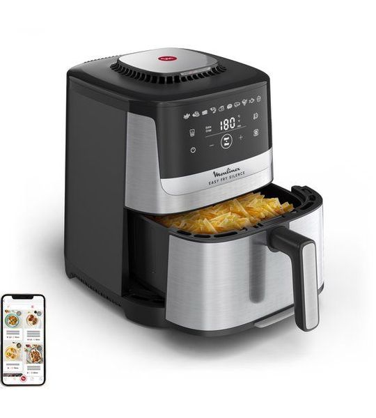 Moulinex Easy Fry Silence EZ552DF0 - Airfryer - Tot 6 personen - 5 L