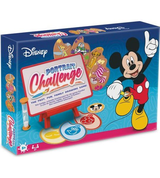 Shuffle Disney Portrait Challenge - Bordspel - Familiespel - Tekenen - 5 jaar
