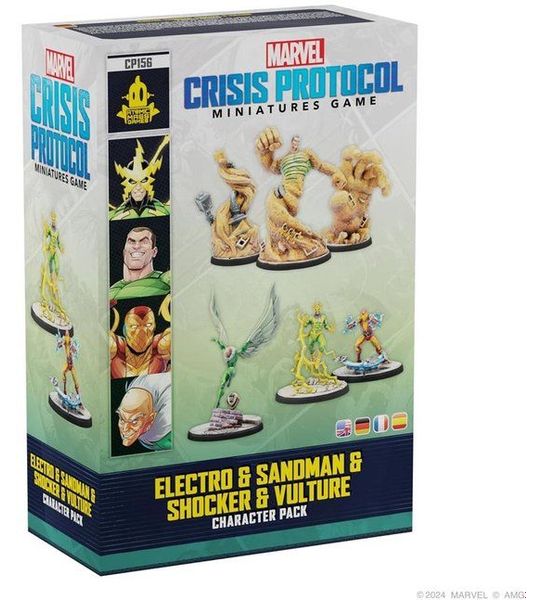 ATOMIC MASS GAMES Marvel CP Electro & Sandman & Shocker & Vulture - EN