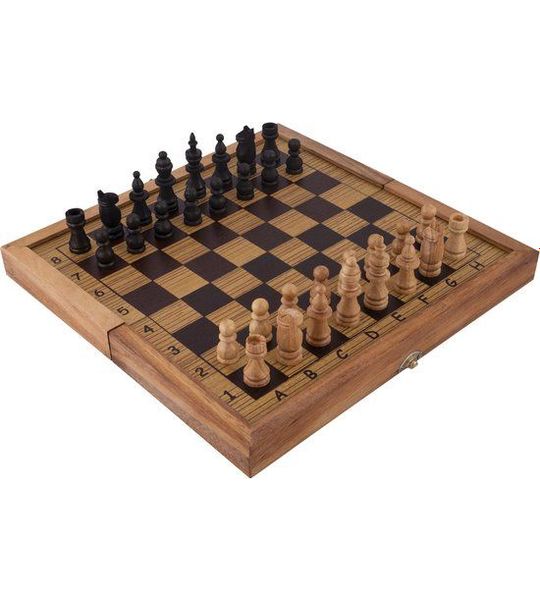 Schaak/backgammon - Opklapbaar - Large - Longfield