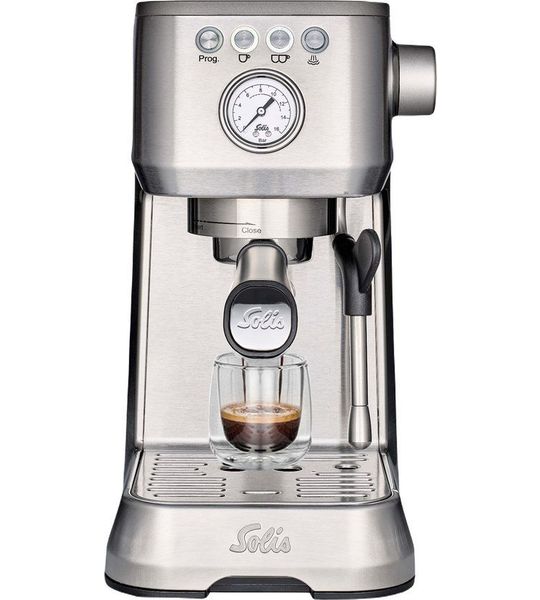 Solis 1170 RVS Espresso apparaat Grijs