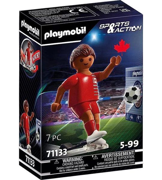 PLAYMOBIL Sports & Action Voetballer Canada - 71133 - 4008789711335