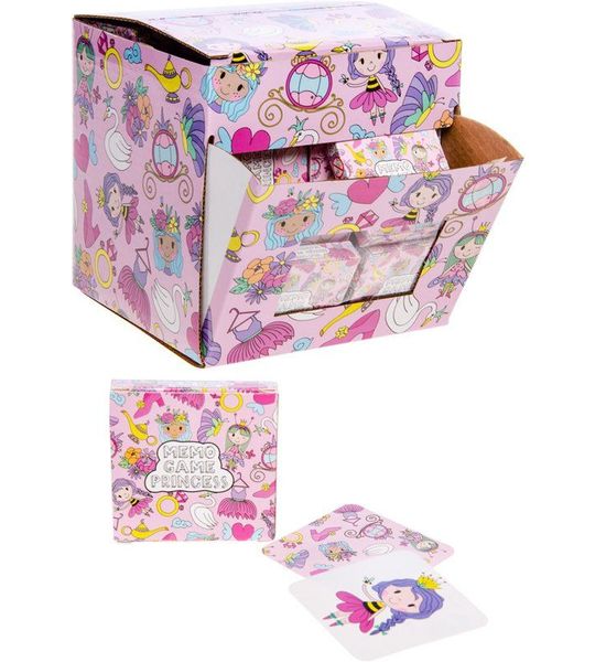 Duckiez Mini Memo Spel 28 Kaartjes, Prinses - 60 stuks