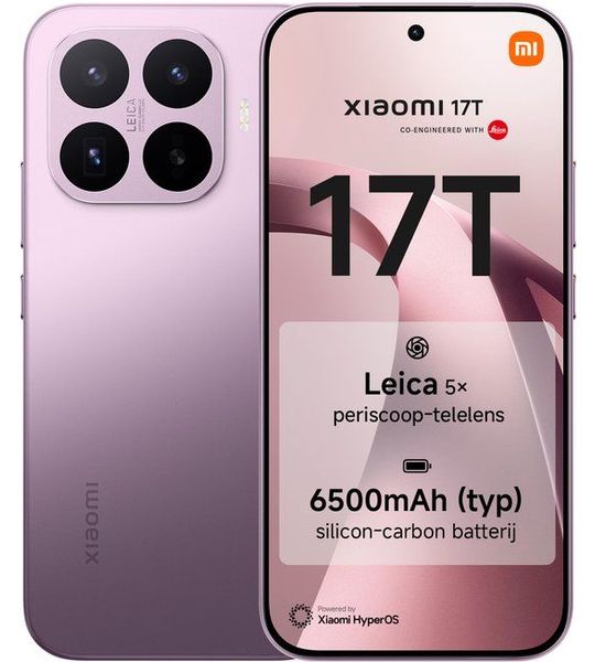 Xiaomi 17t 12gb - 512GB Paars