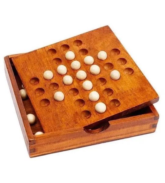 Flero Solitaire Houten Solitairespel - Denkspel - Puzzelspel - Puzzel
