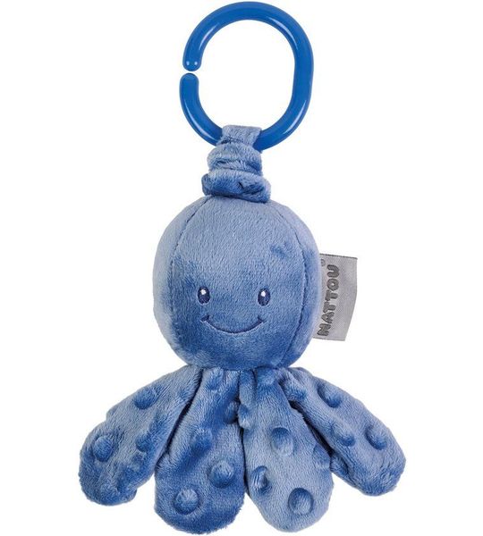 Nattou Trillende Knuffel Octopus Lapidou Donkerblauw - 20 cm
