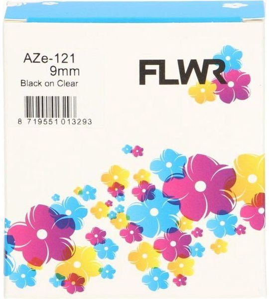 FLWR Brother TZe-121 zwart