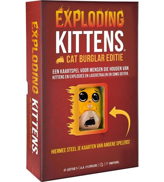 Exploding Kittens Cat Burglar Editie Kaartspel
