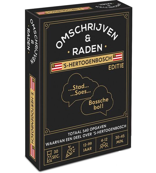 Omschrijven en Raden educatief spel 's-Hertogenbosch karton.