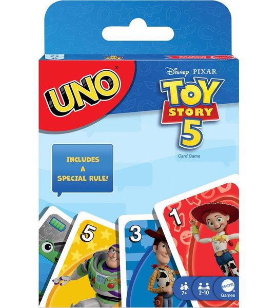 Mattel Games UNO Disney en Pixar Toy Story 5 - kaartspel