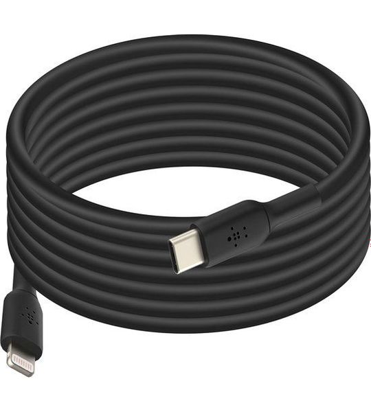 Belkin Boost Charge™ Usb-c To Lightning Cable Pvc Lightning-kabel 2 M Zwart