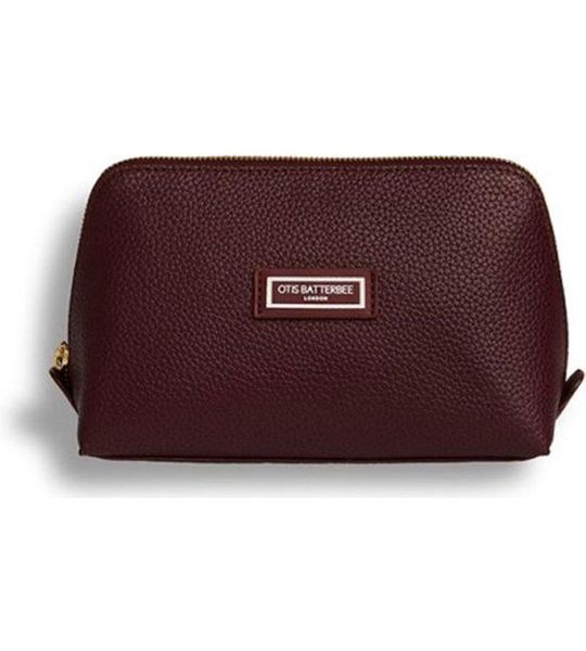 The Large Beauty Makeup Bag Burgundy