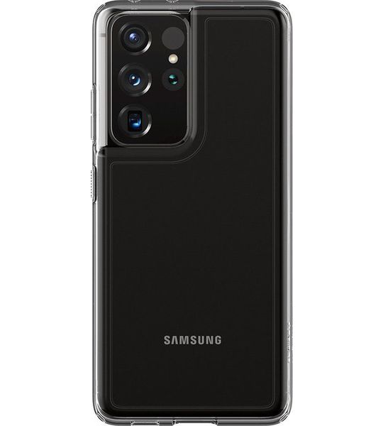 Spigen Ultra Hybrid voor Samsung Galaxy S21 Ultra Transparant