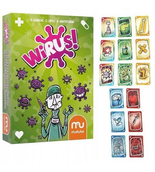 Wirus! Kaartspel - Snelle, Grappige Gezelschapsspel voor 2-6 Spelers