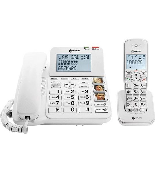 Geemarc Amplidect Combi 295 Telefoon Met Grote Knoppen + Dect