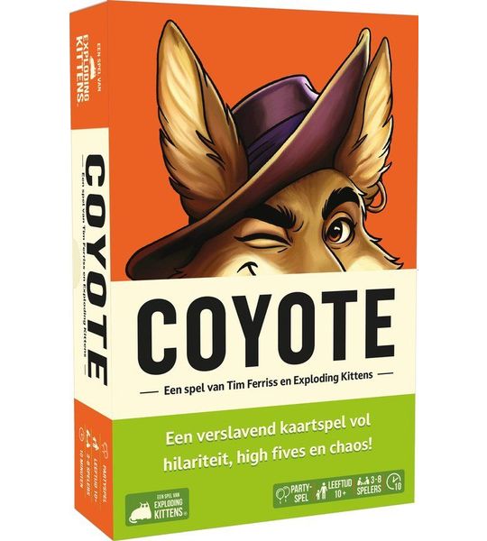 Coyote - Kaartspel - Coöperatief & Competitief - Nieuw van Exploding Kittens