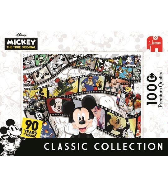 Jumbo Puzzel Disney Classic Collection Mickey Mouse 90th Anniversary - Legpuzzel - 1000 stukjes
