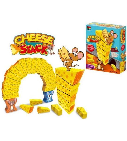 Kaas stapel familie spel - Bordspel - Gezelschapsspel voor de hele familie