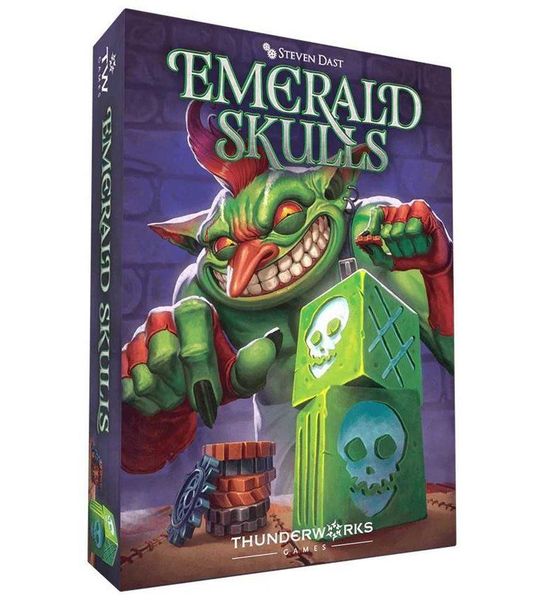 Asmodee bordspel Emerald Skulls dobbelspel strategie 2-6 spelers