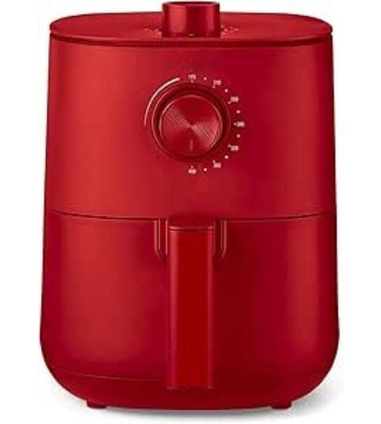 RUX® Mini Airfryer - Heteluchtfriteuse - Friteuse - Rood - 23cm x 28cm x 29cm