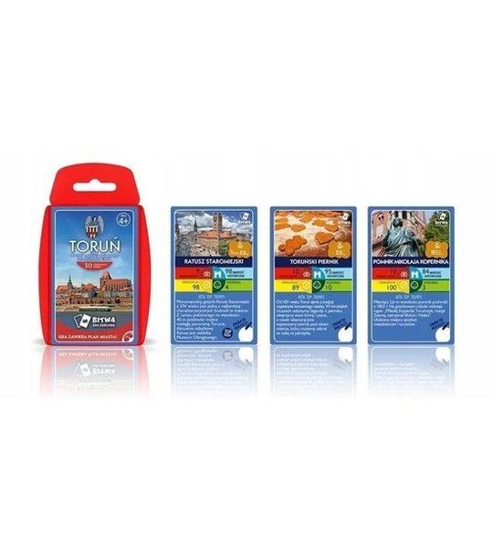 Top Trumps Speelkaartspel: Ontdek Toruń met Feiten en Bezienswaardigheden