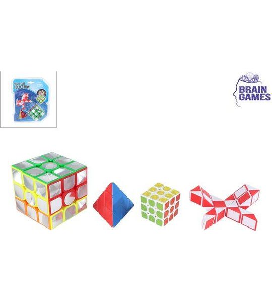 Brain Games Puzzelkubus Set - 4st.