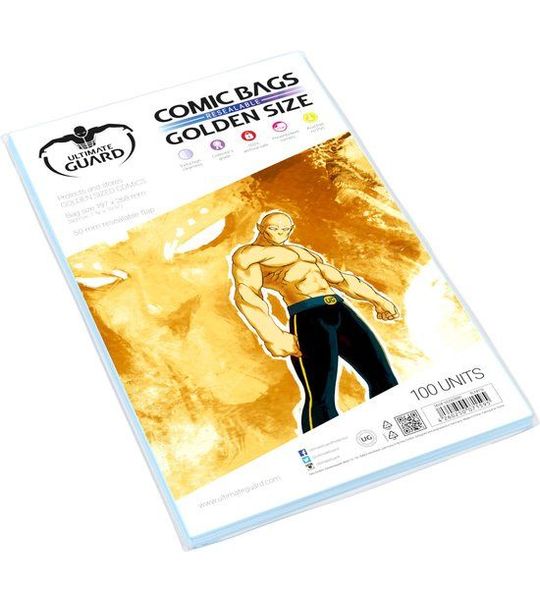 Ultimate Guard Comic Bags Resealable Golden Size (100x) [UGD020001]