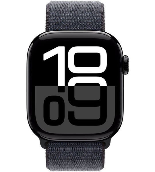 Apple Watch Series 10 42mm Zwart Sport Loop