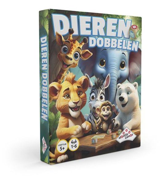 Identity Games Dieren dobbelen - dobbelspel 5+