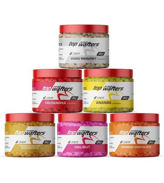 MatchPro Top Dumbell Wafters 6mm 20gr - Smaak : N-Butyric